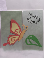 Thinking of you Butterfly Card