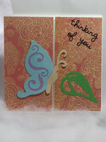 Thinking of you Butterfly Card