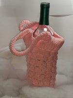 Wine cozy with handle