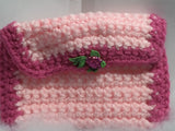 Tropical crocheted gift card holders