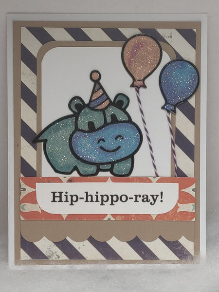 Hip-hippo-ray Card