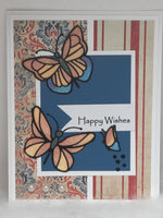 Happy Wishes Butterfly Card