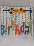 Colorful birthday card