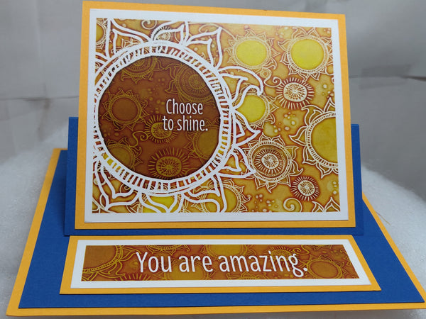 Encouragement easel card