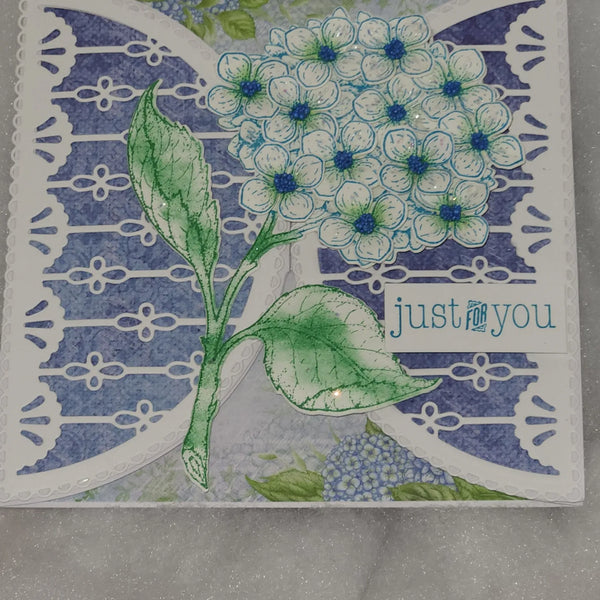 Hydrangea Flower Card