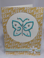 Butterfly Bead Design Card