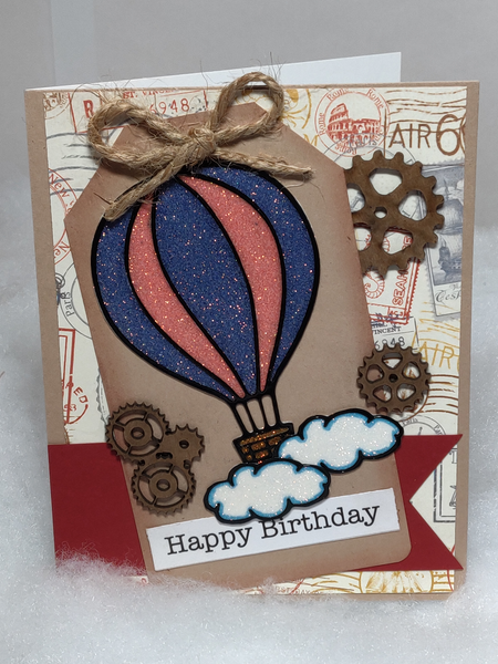 Hot Air Balloon Birthday Cards