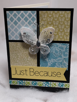 Butterfly Just Because Card