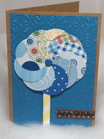 Pinwheel Flower Birthday Card