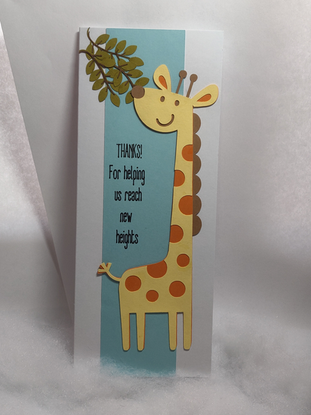 Giraffe Thank You Cards